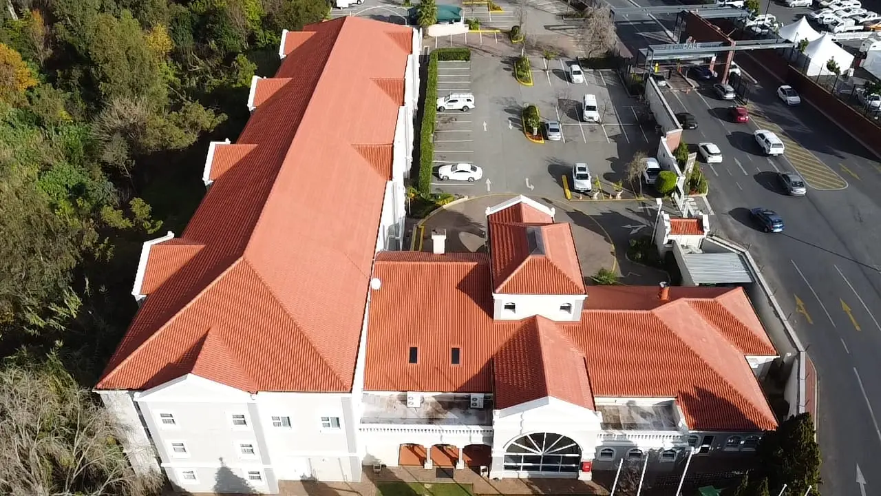 Commercial industrial tile roofing project South Africa Sicon Group